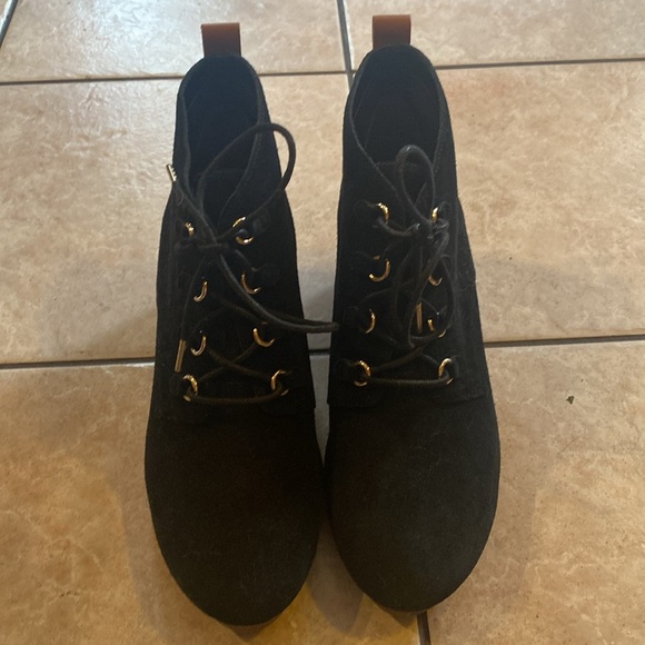 Dr Scholls Black wedge booties New Never Worn (no box) - Picture 3 of 4